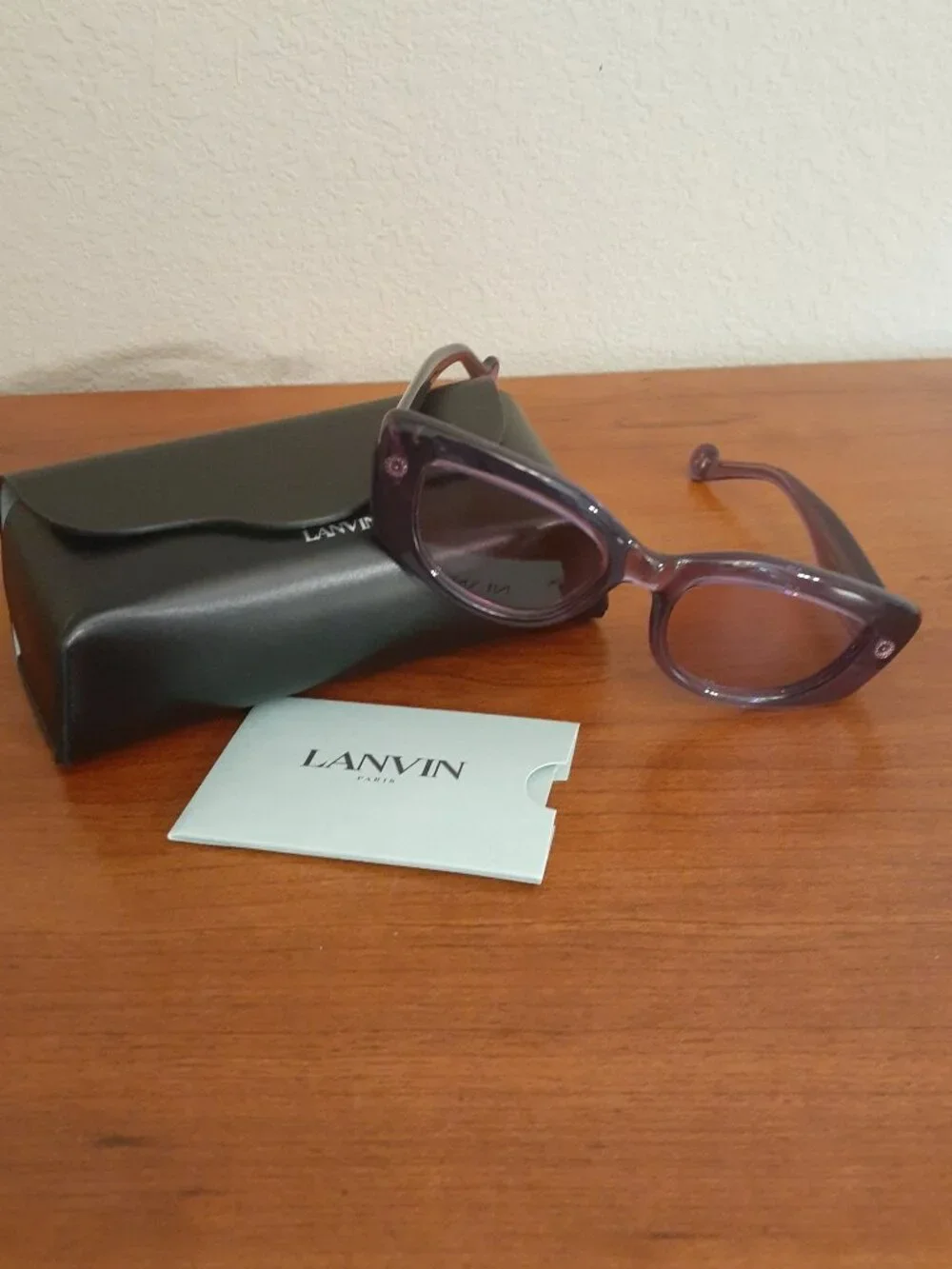 Lanvin purple plastic